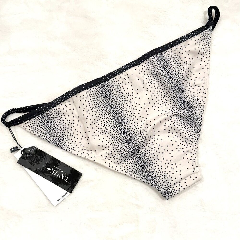 NWT Tavik Antic Full Swim Bottom in Tapioca Percy Dot - Medium - Picture 5 of 8